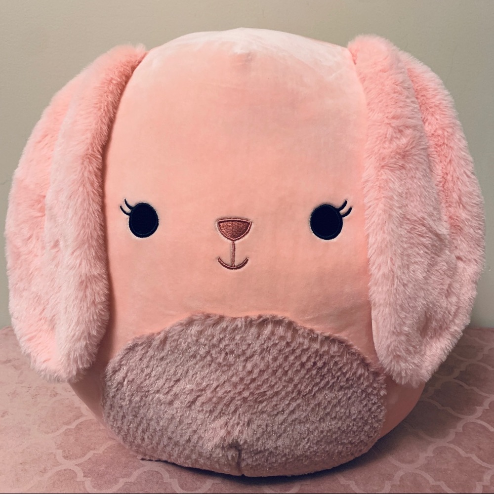 Squishmallow Bop Bunny 🐰, 2022 Easter Spring 🌸, Velour Belly, US 🇺🇸, 16” New